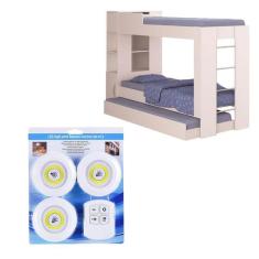 Imagem de Beliche Dit lia Cama Auxiliar Com Kit Luz Cm-15