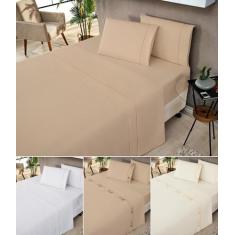 Imagem de Jogo De Cama Queen Lençol De Baixo  198 Cm X 158 Cm  Moderno E Macio K