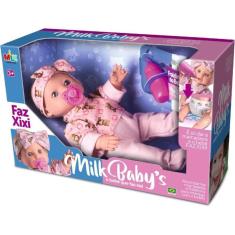 Imagem de Boneca Milk Babys faz xixi