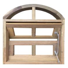 Imagem de Janela De Madeira Vitro Basculante Em Arco De Ita ba Esquadri