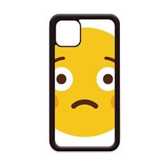 Imagem de Capa amarela tímida fofa on-line Happy para iPhone 12 Pro Max para Apple Mini Mobile Case Shell