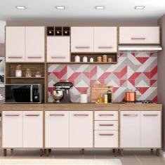 Imagem de Cozinha Compacta 5 Peças, Balcão E Tampo Barcelona Poliman Móveis