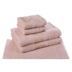 Imagem de Jogo Toalha De Banho Gigante 5 Pçs Barroca Cavhome