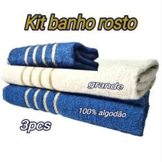Imagem de Kit 03 Toalha dubai Banho Fofa Grande Felpuda Jogo Toalha de banho ros