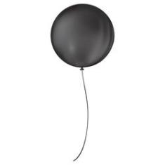 Imagem de Balões São Roque 5 Redondo Liso Preto Ébano 50 Unidades
