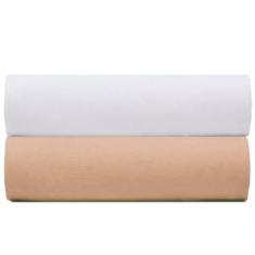 Imagem de Kit 2 Lençol de Malha Casal C/Elástico 100% Algodão Rubi (KIT 5)