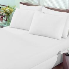 Imagem de Lençol Avulso Casal Basic Rolinho Malha Buettner Branco