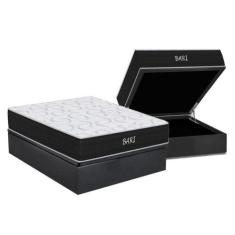 Imagem de Conjunto Box Baú Casal: Colchão Espuma Orthoflex D45 Bari + Base Crc C
