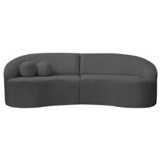 Imagem de Sofá Orgânico Palermo 4 Lugares 210cm Bouclê - SOFA STORE, Bouclê Cinz