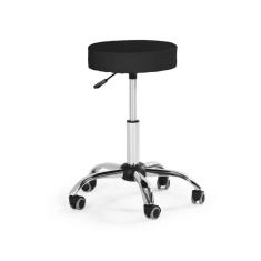 Imagem de Banqueta Mocho - Sem Encosto - Preto | Cromado