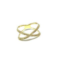 Imagem de Anel em ouro 18k X - Elegancy Joias