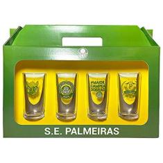 Imagem de Conjunto 4 Copos Vidro Long Drink Palmeiras Porco - Historia 300ml Licenciado