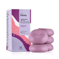 Imagem de Caixa Sabonete Natura Tododia Ameixa E Flor De Baunilha 5X90g