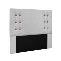 Imagem de Cabeceira Cama Box Queen 160 cm Genova Linho Grigio S04 - D'Rossi