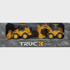 Imagem de Kit 2 Carrinhos de Construção Miniatura Escala 1:50 2627-2 - Dorémi