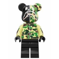 Imagem de Boneco Blocos De Montar Popobe Camo Bear Exclusivo - Mega Block Toys