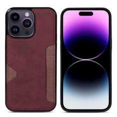 Imagem de Capa de telefone com suporte de cartão para iPhone 15 14 13 12 11 Pro Max Mini XS XR X SE 2020 2022 7 8 Plus Capa de couro PU carteira, vermelha, para iPhone 12 Pro Max