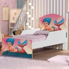 Imagem de Mini Cama Sereia Nas Pedras Com Colchão