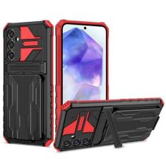 Imagem de Zoeirc Capa para Galaxy A35 5G Capa/Galaxy A55 5G, Capa carteira para Samsung A35 SM-A356B com suporte para cartão destacável, capa protetora resistente à prova de choque para Samsung Galaxy A35 5G