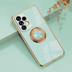 Imagem de Capa para Samsung A72 A52 A42 A32 5G Ring Stand Phone Back Cover para Galaxy S22 Ultra S21 FE S20 Plus Note 20 10, Mint, para Samsung S21
