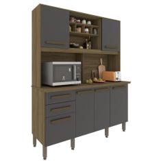 Imagem de Cozinha Compacta Luna em mdp 6 Portas 2 Gavetas Imop Móveis