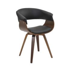 Imagem de Cadeira Betina Pu Base Giratória Rivatti Preto