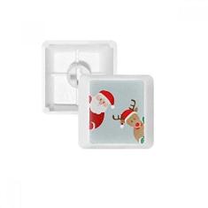 Imagem de Kit de atualização para jogos com teclado mecânico PBT de Natal Papai Noel, alce