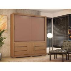 Imagem de Guarda Roupa Casal Arbo Amêndola/Marsala Flex - B2m Store - Demobile