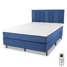 Imagem de Cama Box e Colchão Magnético Massageador com Cabeceira - Therapy Life 