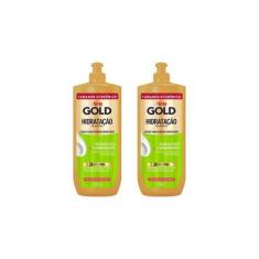 Imagem de Creme Para Pentear Niely Gold 500ml Hidrataçao-Kit C/2Un