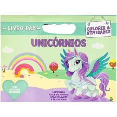 Imagem de Livro-Pad Colorir & Atividades: Unicórnios