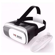 Imagem de Óculos Realidade Virtual 3D VR Box + controle Bluetooth 2.0