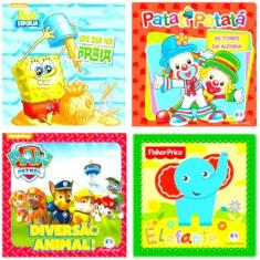 Imagem de Kit 4 Livros Hora Do Banho Bebe Infantil Educativo Primeiro Livrinho