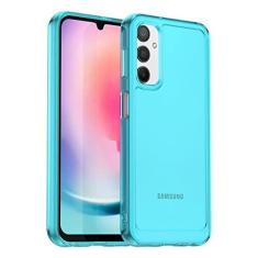 Imagem de KOARWVC Capa transparente para Galaxy A24, capa para Samsung Galaxy M34 5G/F34 5G, capas de telefone de TPU macio e transparente à prova de choque, capa protetora fina para celular para Samsung Galaxy