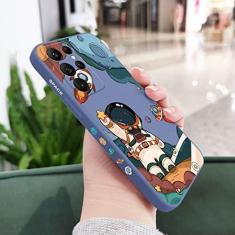 Imagem de Capa de telefone astronauta para Samsung Galaxy S23 S22 S21 S20 Ultra Plus FE S10 S9 S10E Note 20 ultra 10 9 Plus, azul claro, para Note 10 Pro