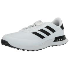 Imagem de adidas Tênis de golfe masculino S2G Spikeless Boa 24, Calçado branco/núcleo preto/calçado branco, 41