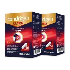 Imagem de Kit 2 Condrigen Ultra Colágeno Tipo 2 MDK 60 Caps Maxinutri