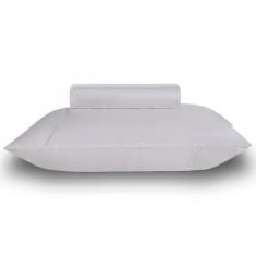 Imagem de Jogo de Cama Solteiro 2 Peças Percal 200 Fios Lençol e Fronha Toque Ma