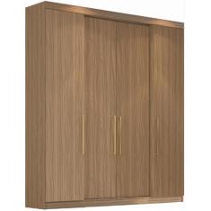 Imagem de Guarda roupa herval ph 1717 - cor nogueira - com espelho