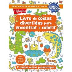 Imagem de Livro de Coisas Divertidas Para Encontrar e Colorir e Muitos Outros Pa