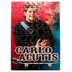 Imagem de Quebra-cabeça Personalizado 150 peças em mdf Carlo Acutis