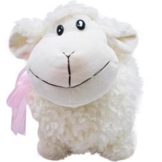 Imagem de Ovelha Branca Laço 16cm - Pelúcia - Fofy Toys