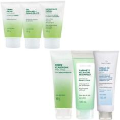 Imagem de Kit Skin Care Esfoliante Clareador Noturno Diurno Sabonete - Sofistica