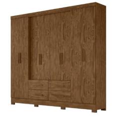Imagem de Guarda Roupa 8 Portas Alexis Castanho Wood