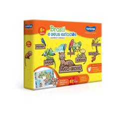 Imagem de Quebra Cabeça Brasil e Seus Estados 82 Peças Toyster