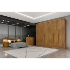 Imagem de Guarda Roupa Casal 6 Portas 6 Gavetas - Orfeus-Cumaru - Móveis Novo Horizonte