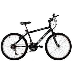 Imagem de Bicicleta Aro 24 Passeio Stroll 18 marchas cor Preta