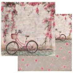 Imagem de Papel Scrapbook OPA 30,5x30,5 OPADECOR 2638 Bicicleta 1