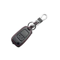 Imagem de NUIOsdz Estojo de couro para chave de carro de 2 3 4 botões, adequado para Chevrolet Cruze Epica Lova Camaro Impala Buick