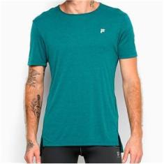 Imagem de Camiseta Fila Gorpcore Assimétrico Masculina - Verde